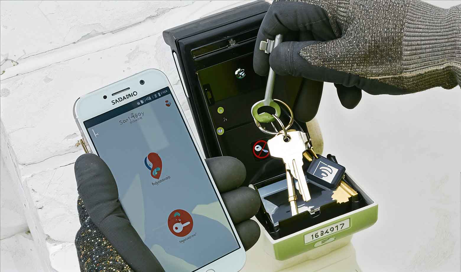 digital key safe